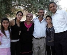 SDEROT, ISRAEL: president Barack Obama  with the Ammar family July 23, 2008 in Sderot, Israel. . (Photo by Jack Guez-Pool/Getty Images) 